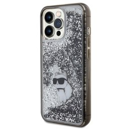 KARL LAGERFELD futerał do IPHONE 13 Pro Max KLHCP13XLKCNSK (Liquid Glitter C) transparentny