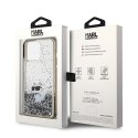KARL LAGERFELD futerał do IPHONE 13 Pro Max KLHCP13XLKCNSK (Liquid Glitter C) transparentny