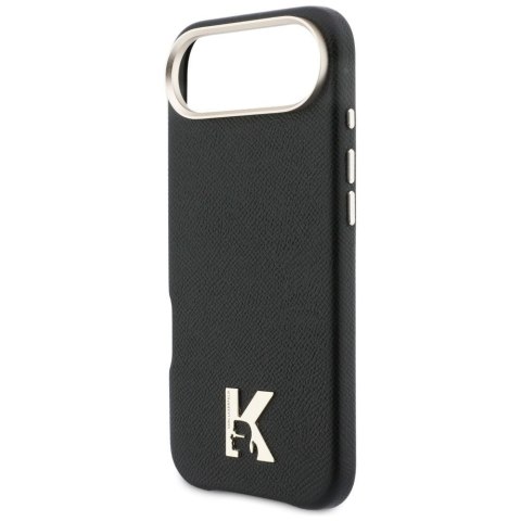 KARL LAGERFELD futerał do IPHONE 17 Air kompatybilny z MagSafe KLHMP17M5PGFKHGK (PU FW W/ KHead Logo) czarny