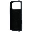 KARL LAGERFELD futerał do IPHONE 18 Pro/ 17 Pro kompatybilny z MagSafe (Grained Karl Head Metal) czarny