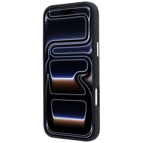 KARL LAGERFELD futerał do IPHONE 18 Pro Max/ 17 Pro Max kompatybilny z MagSafe (Grained Karl Head Metal) czarny