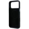 KARL LAGERFELD futerał do IPHONE 18 Pro Max/ 17 Pro Max kompatybilny z MagSafe (Grained Karl Head Metal) czarny