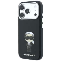 KARL LAGERFELD futerał do IPHONE 18 Pro Max/ 17 Pro Max kompatybilny z MagSafe (Smooth Ikonik Sketch) czarny