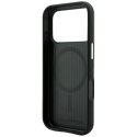 KARL LAGERFELD futerał do IPHONE 18 Pro/17 Pro kompatybilny z MagSafe (Grained Embossed Ring & Kameo Logo) czarny