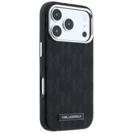 KARL LAGERFELD futerał do IPHONE 18 Pro/17 Pro kompatybilny z MagSafe (Mono Resin Logo) czarny