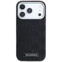 KARL LAGERFELD futerał do IPHONE 18 Pro/17 Pro kompatybilny z MagSafe (Mono Resin Logo) czarny