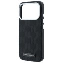 KARL LAGERFELD futerał do IPHONE 18 Pro/17 Pro kompatybilny z MagSafe (Mono Resin Logo) czarny