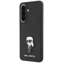 KARL LAGERFELD futerał do SAMSUNG A57 KLHCSA57GKNPSK (Fixed Glitter Ikonik Logo Metal Pin) czarny