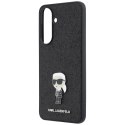 KARL LAGERFELD futerał do SAMSUNG A57 KLHCSA57GKNPSK (Fixed Glitter Ikonik Logo Metal Pin) czarny