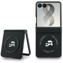 KARL LAGERFELD futerał do SAMSUNG GALAXY Z FLIP 8 kompatybilny z MagSafe (Karl&Choupette Saffiano Pins) czarny
