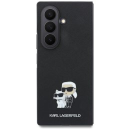KARL LAGERFELD futerał do SAMSUNG GALAXY Z FOLD 8 ULTRA (Karl&Choupette Saffiano Pins) czarny
