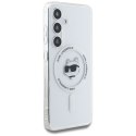 KARL LAGERFELD futerał do SAMSUNG S25 Plus KLHMS25MHLSCHH (Magnetic IML Metal Choupette Head) biały