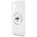 KARL LAGERFELD futerał do SAMSUNG S25 Plus KLHMS25MHLSCHH (Magnetic IML Metal Choupette Head) biały