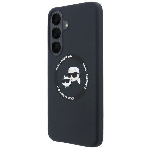 KARL LAGERFELD futerał do SAMSUNG S26 FE kompatybilny z MagSafe (Karl&Choupette Heads) czarny