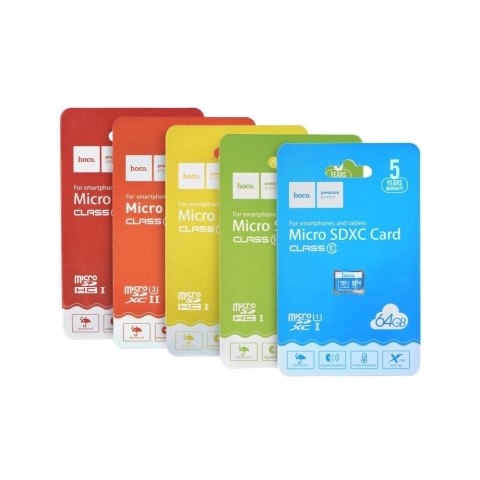 Karta microSD 16GB class 10 Hoco czerwona