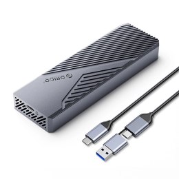 Kieszeń dyskowa Orico CNM2-G20 M.2 NVME USB-C 3.2 20Gb/s - szara