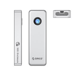 Kieszeń dyskowa Orico OUM2-G20 M.2 NVME USB-C 3.2 20Gb/s - srebrna