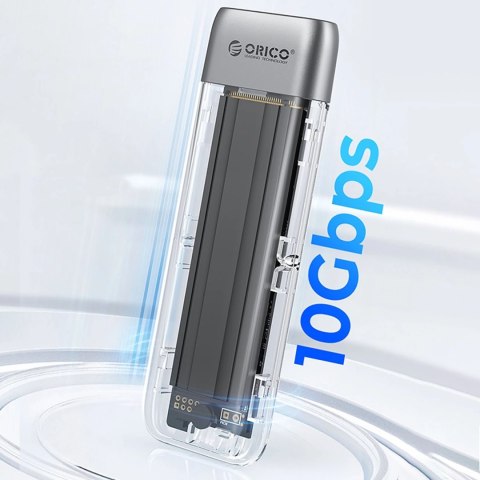 Kieszeń dyskowa Orico TXM2-C3 M.2 NVME USB-C 3.2 10Gb/s - szara