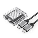 Kieszeń dyskowa Orico TC20-M2-10G M.2 NVME USB-C 3.2 - przezroczysta