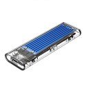 Kieszeń dyskowa Orico TCM2-C3 M.2 NVME na USB-C 10Gb/s - niebieska