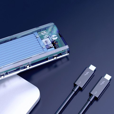 Kieszeń dyskowa Orico TCM2-C3 M.2 NVME na USB-C 10Gb/s - niebieska