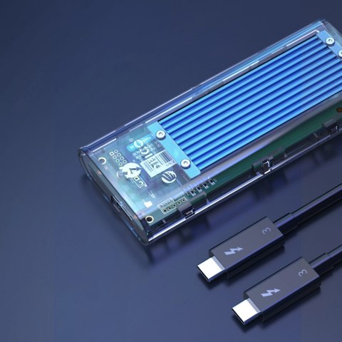 Kieszeń dyskowa Orico TCM2-C3 M.2 NVME na USB-C 10Gb/s - niebieska