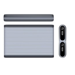 Kieszeń dyskowa podwójna Orico AM2C3-2N na dwa dyski M.2 NVME USB-C 3.2 10Gb/s - szara