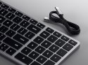Klawiatura bezprzewodowa QWERTY Satechi Slim X2 ST-BTSX2M szara
