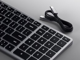 Klawiatura bezprzewodowa QWERTY Satechi Slim X2 ST-BTSX2M szara