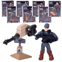 Klocki policjant SWAT ruchoma figurka żołnierzyk model do złożenia ZA5724