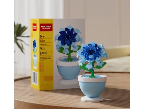Klocki techniczne Seria: Kwiaty w doniczce mini HIBISKUS 95ele ZA6289 E