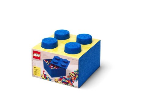 LEGO Pojemnik filc z 4 wypustkami - niebieski