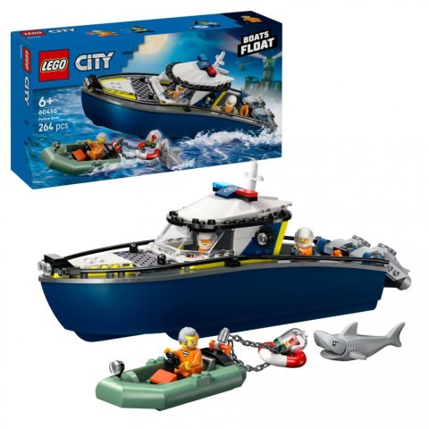LEGO(R) CITY 60456 Pościg łodzią policyjną