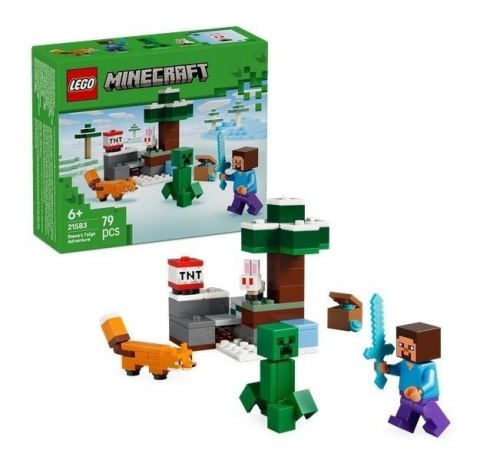LEGO(R) MINECRAFT 21583 Przygoda stevea w tajdze