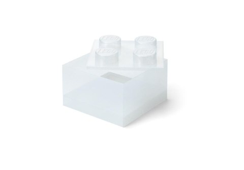 LEGO(R) pojemnik klocek czwórka transparentny