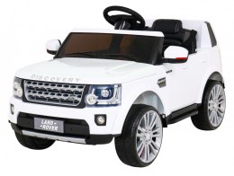 Land Rover Discovery Autko elektryczne dla dzieci Biały SUV + Pilot