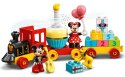 Lego DUPLO Urodzinowy pociąg myszek Miki i Minnie