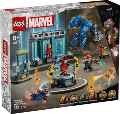 LEGO(R) SUPER HEROES 76315 Laboratorium Iron Mana...