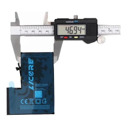 LICORE bateria do IPHONE 12 Pro Max 3687 mAh