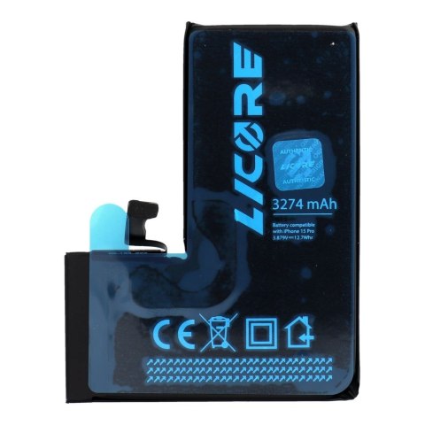 LICORE bateria do IPHONE 15 Pro 3274 mAh