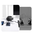 Listwa zasilająca Baseus PowerCombo Cube 30W 3xAC 2xUSB-A 2xUSB-C 1,5m - czarny