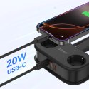 Listwa zasilająca Orico AP3 20W GaN 5w1 2x AC + 2x USB-A + 1x USB-C - czarna