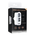 Listwa zasilająca z 3 gniazdami max 16A, portami 3x USB A, 1x typ C E06 biała