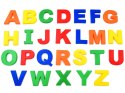 Literki i cyferki magnetyczne na lodówkę - edukacyjne 82ele TA0116