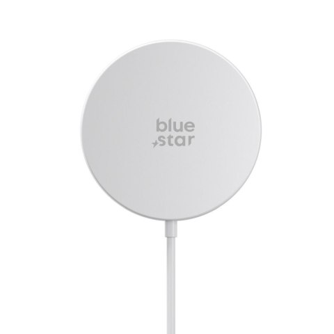 Ładowarka bezprzewodowa BLUE STAR Charing Pad 15w kompatybilna z MagSafe biała