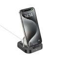 Ładowarka biurkowa Hoco 2w1 USB C PD QC 3A 30W + ładowanie bezprzewodowe 5W CQ16B czarna