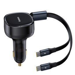 Ładowarka samochodowa Baseus Enjoyment 33W 2w1 2x USB-C - czarna