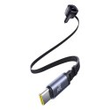Ładowarka samochodowa Baseus Enjoyment Max 90W 2x USB-C + kabel USB-C i Lightning - czarna