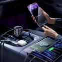Ładowarka samochodowa Baseus Enjoyment Max 90W 2x USB-C + kabel USB-C i Lightning - czarna