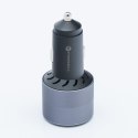 Ładowarka samochodowa Forcell F-Energy Alu 2 x USB C + USB A QC4.0 PD SFC2.0 3A 85W szara